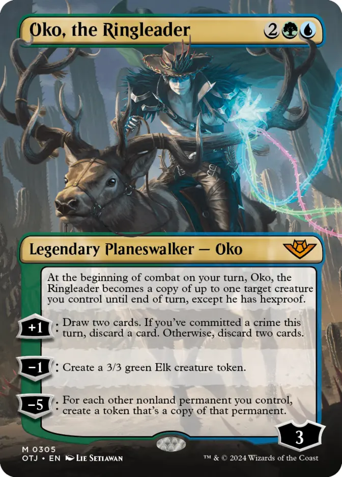 Oko, the Ringleader <borderless> [OTJ]