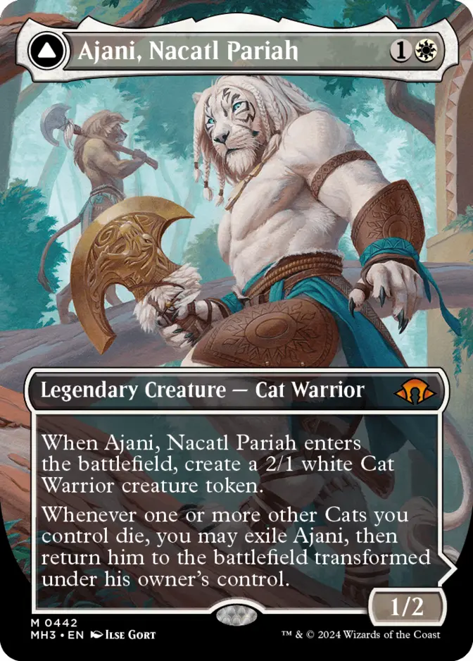 Ajani, Nacatl Pariah <borderless> [MH3]