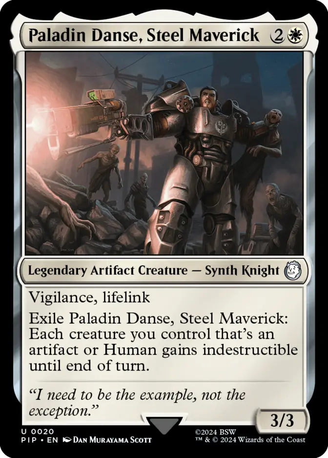 Paladin Danse, Steel Maverick [PIP]