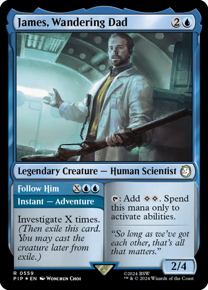 James, Wandering Dad <surge foil> [PIP] (F)