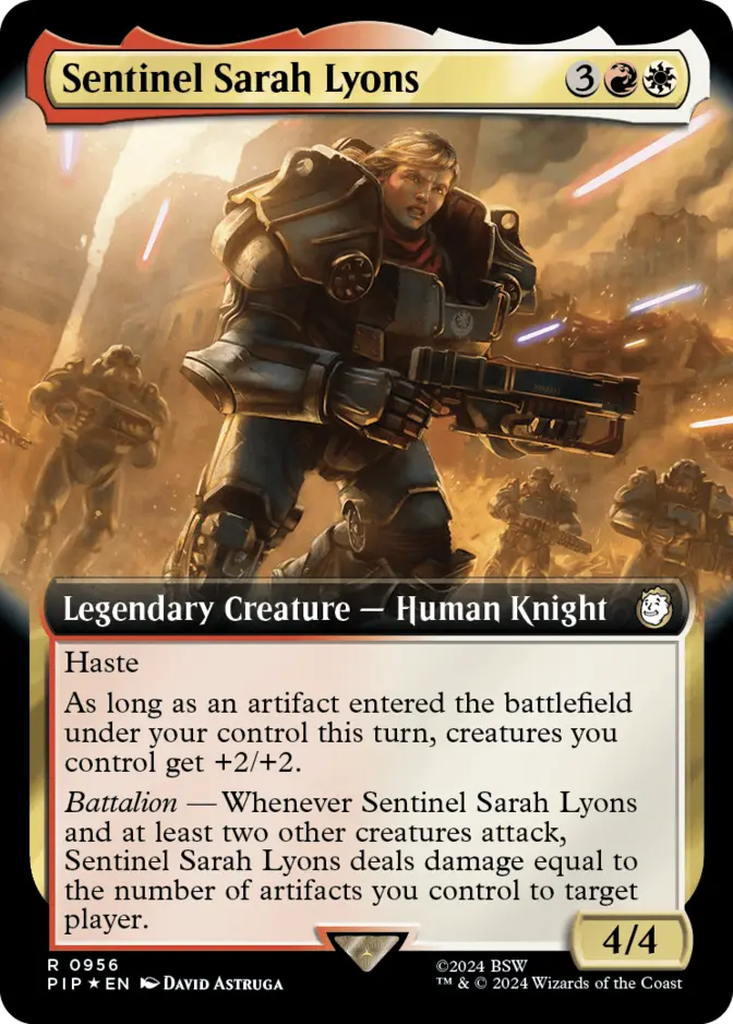 Sentinel Sarah Lyons <extended - surge foil> [PIP] (F)