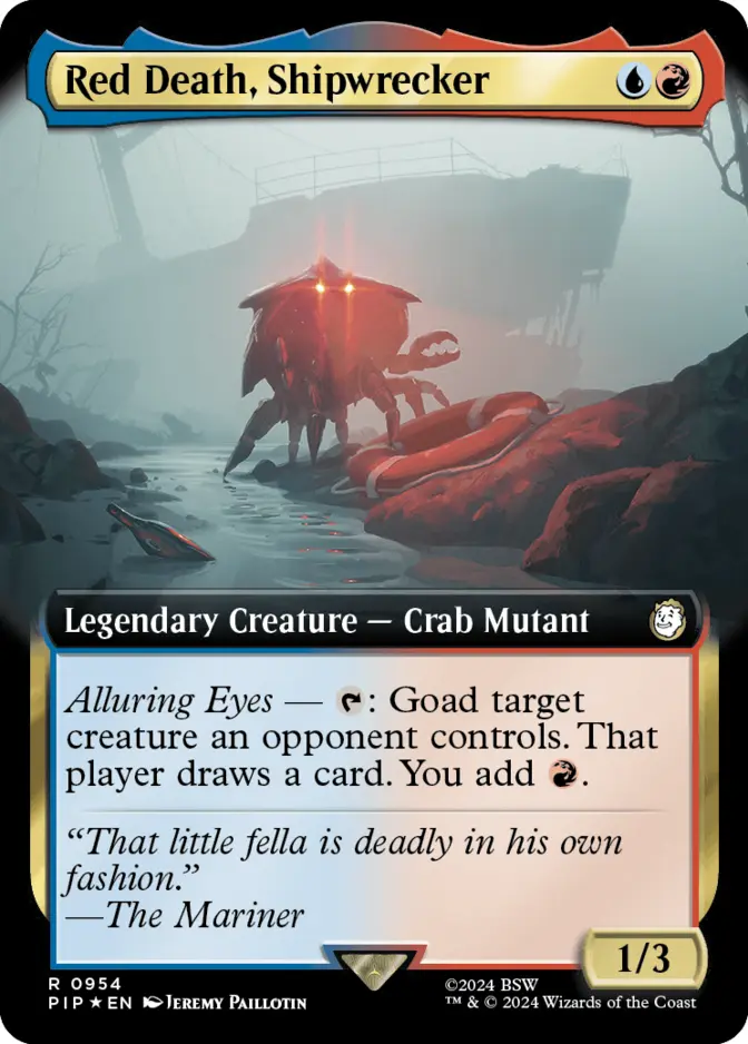Red Death, Shipwrecker <extended - surge foil> [PIP] (F)