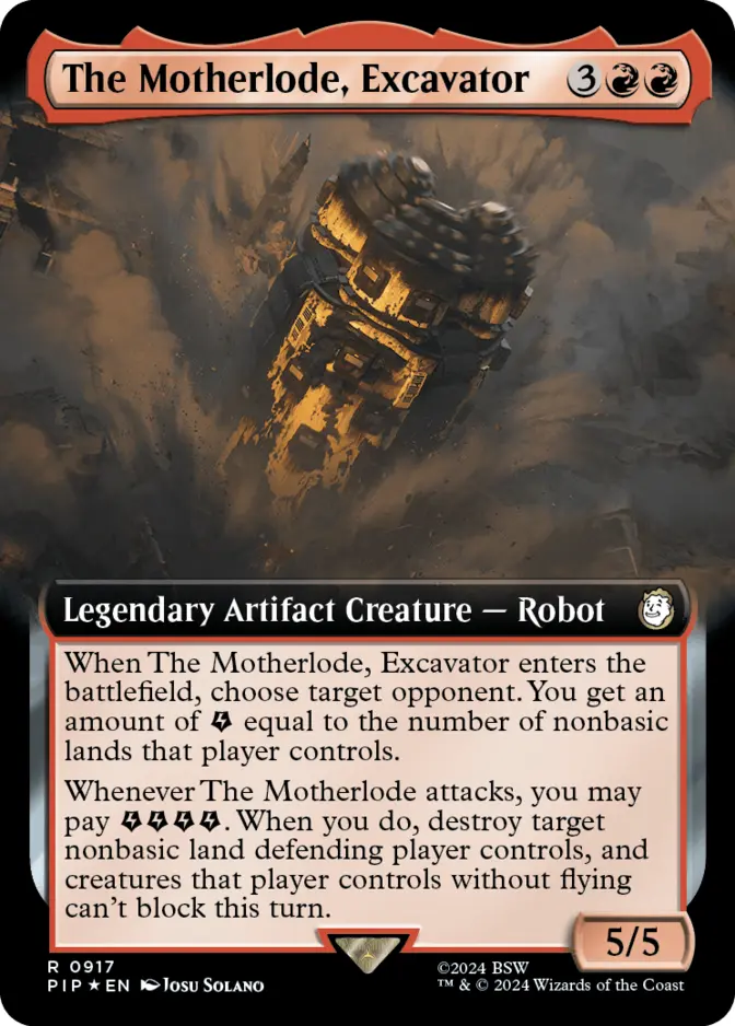The Motherlode, Excavator <extended - surge foil> [PIP] (F)