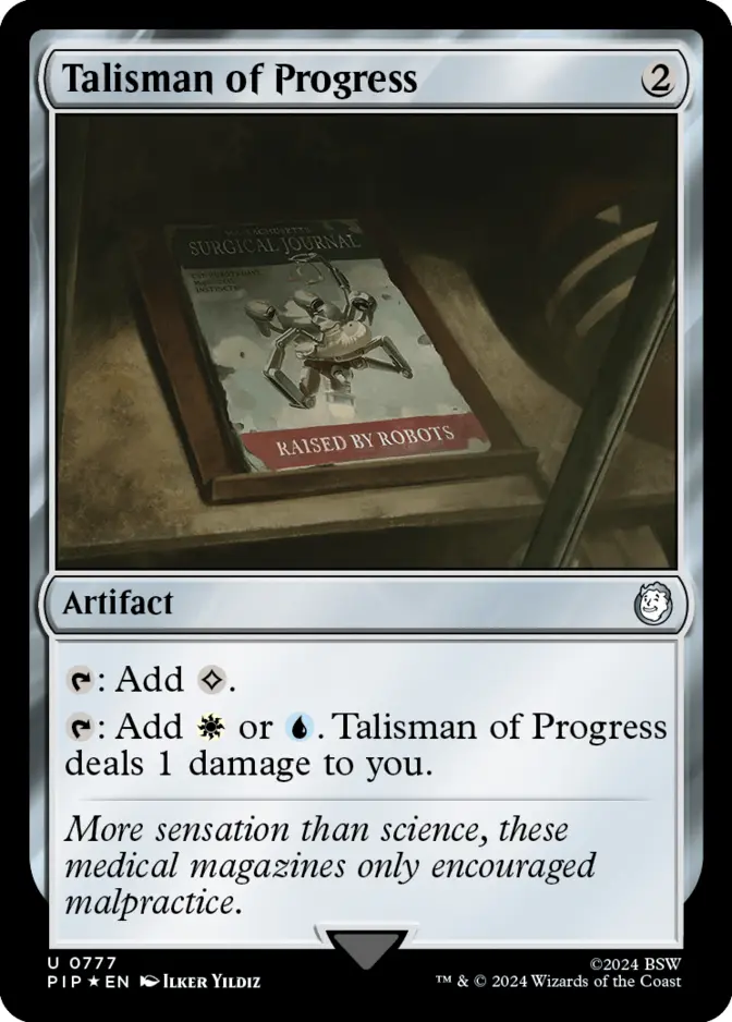 Talisman of Progress <surge foil> [PIP] (F)