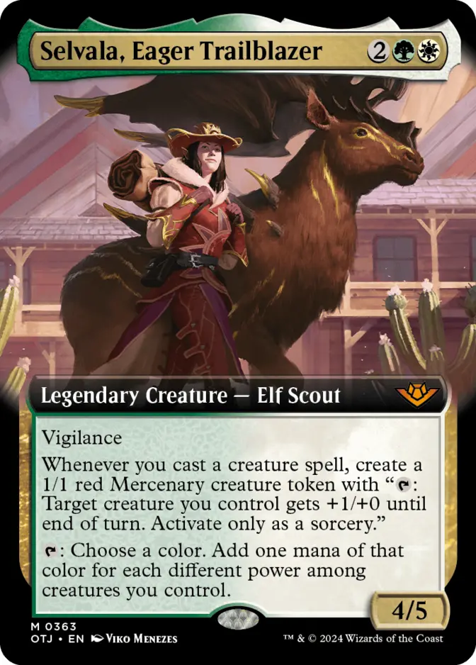 Selvala, Eager Trailblazer <extended> [OTJ] (F)
