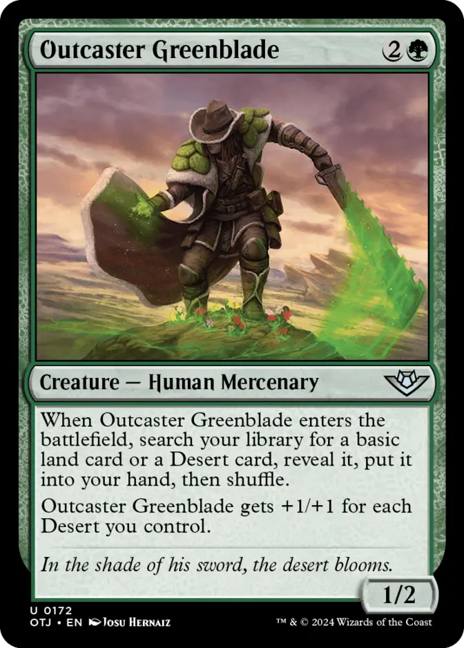 Outcaster Greenblade [OTJ]