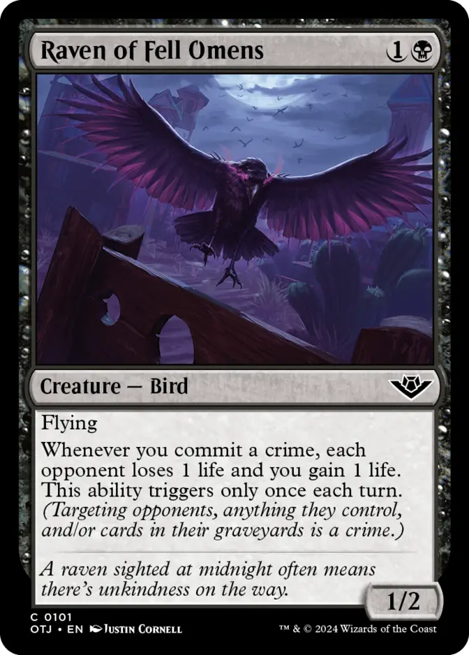 Raven of Fell Omens [OTJ]