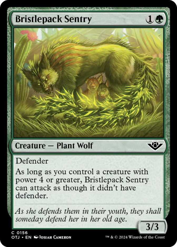 Bristlepack Sentry [OTJ]