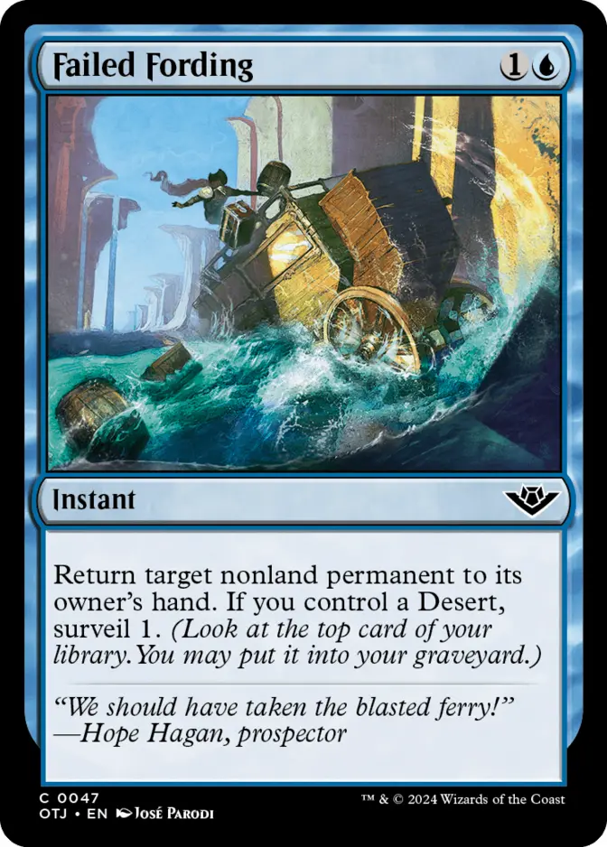 Failed Fording [OTJ] (F)