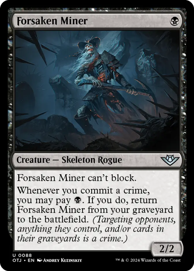 Forsaken Miner [OTJ] (F)