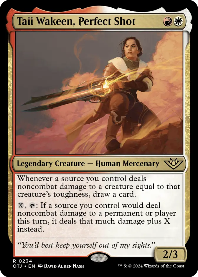 Taii Wakeen, Perfect Shot [OTJ]