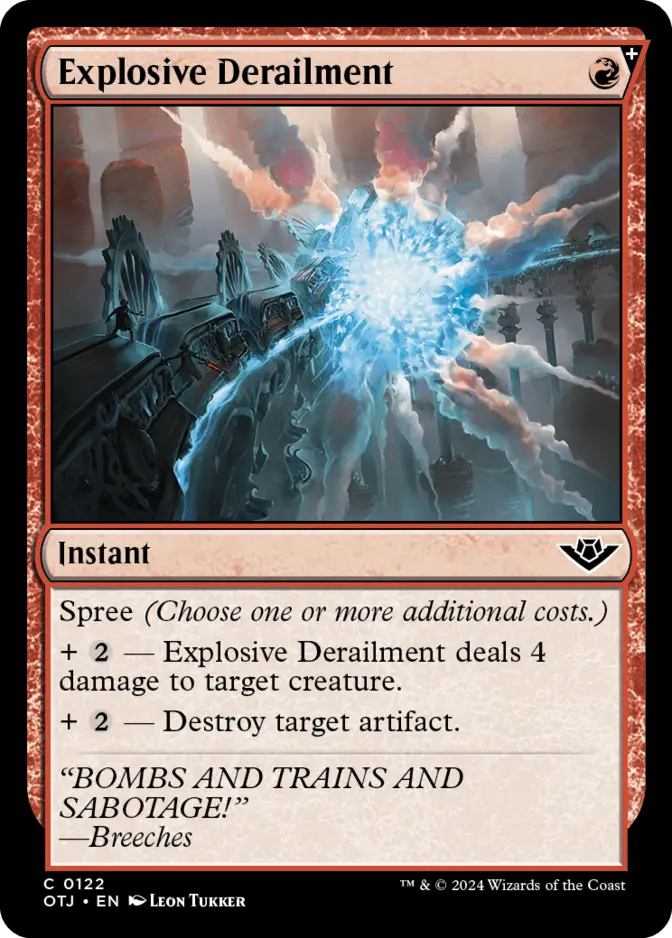 Explosive Derailment [OTJ]