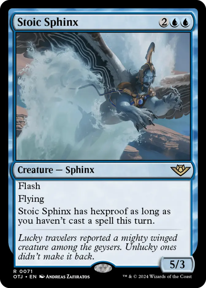 Stoic Sphinx [OTJ]