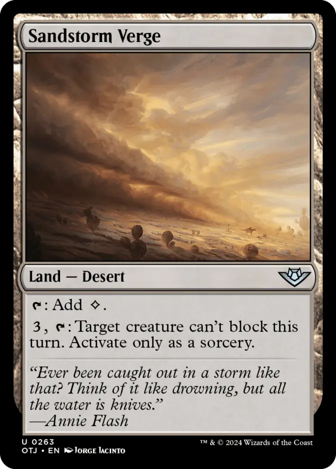 Sandstorm Verge [OTJ]