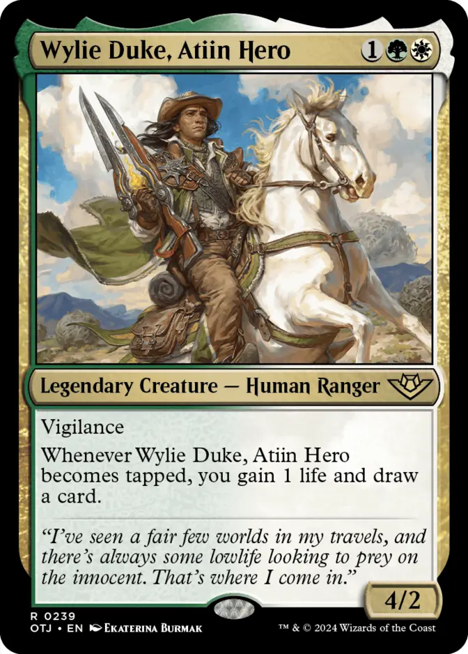 Wylie Duke, Atiin Hero [OTJ]