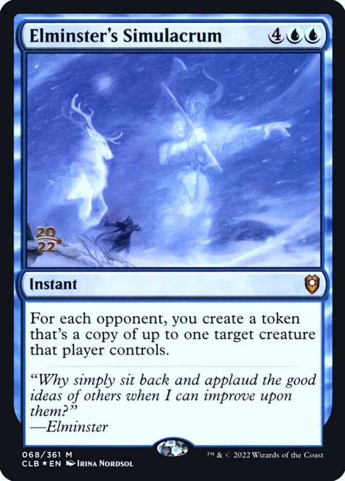 Elminster's Simulacrum <prerelease> [CLB] (F)