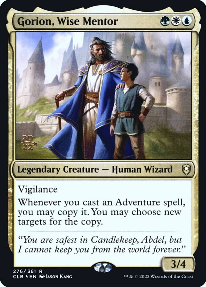 Gorion, Wise Mentor <prerelease> [CLB] (F)