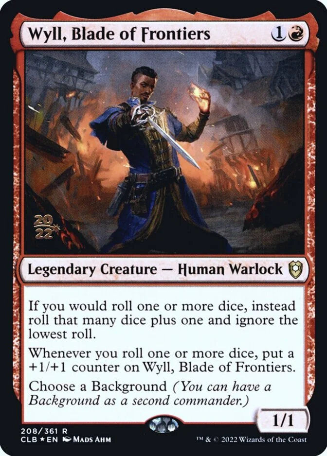 Wyll, Blade of Frontiers <prerelease> [CLB] (F)