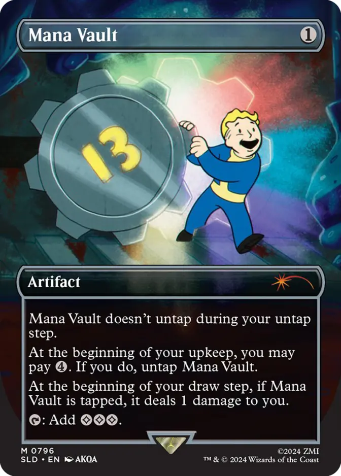 Mana Vault <Fallout Bonus Card> [SLD]