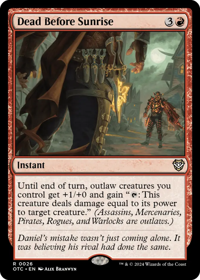 Dead Before Sunrise [OTC]