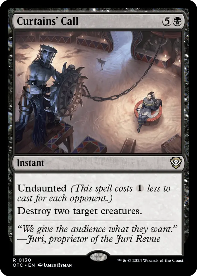 Curtains' Call [OTC]