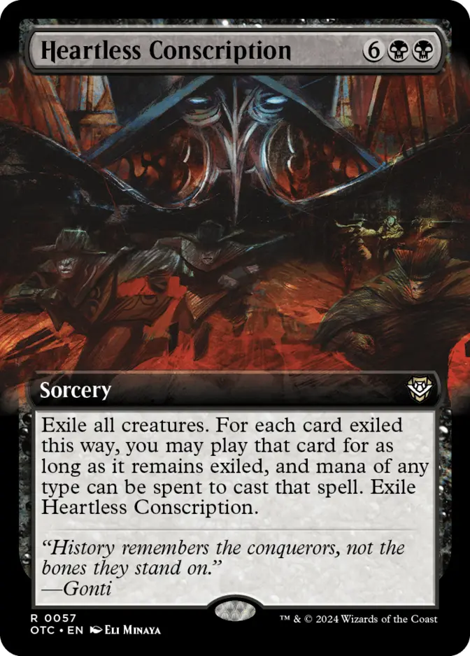 Heartless Conscription <extended> [OTC]