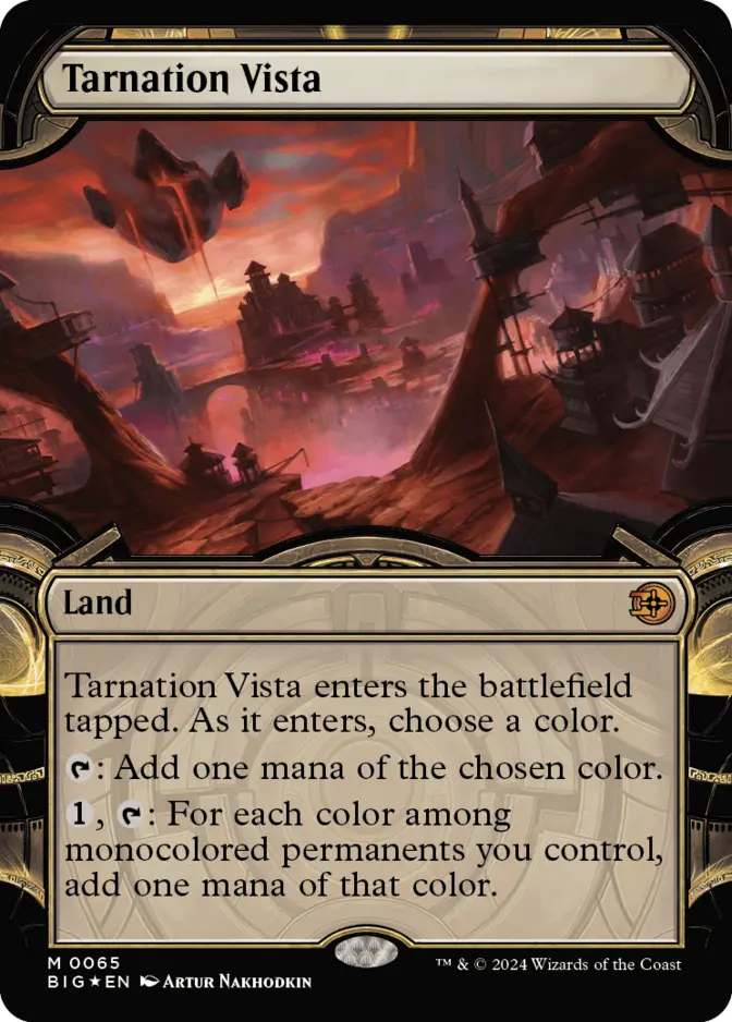 Tarnation Vista <showcase - raised foil> [BIG] (F)