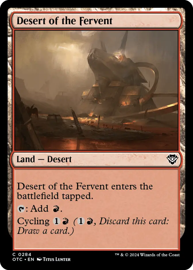Desert of the Fervent [OTC]