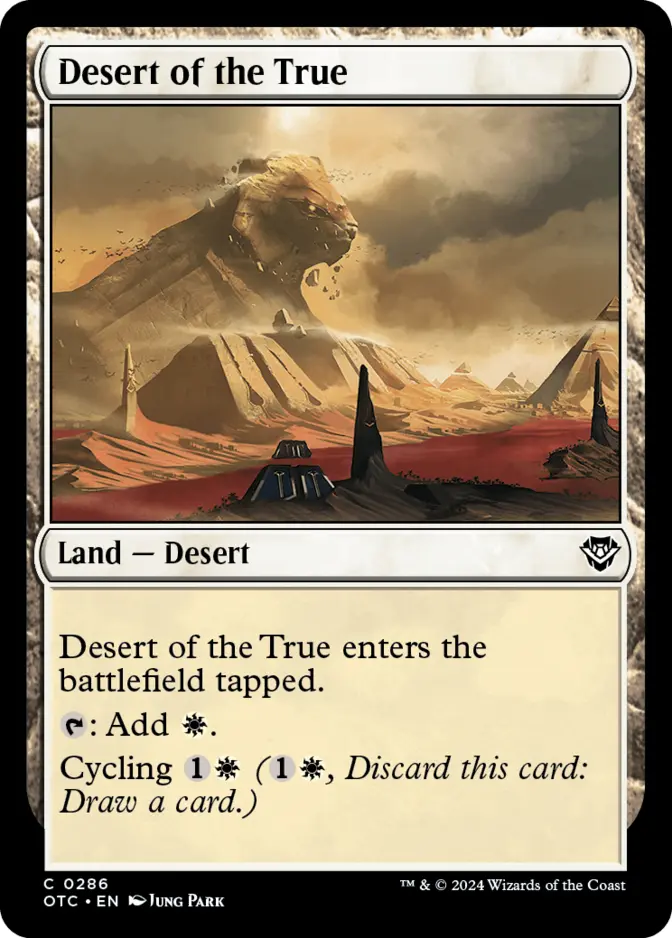 Desert of the True [OTC]