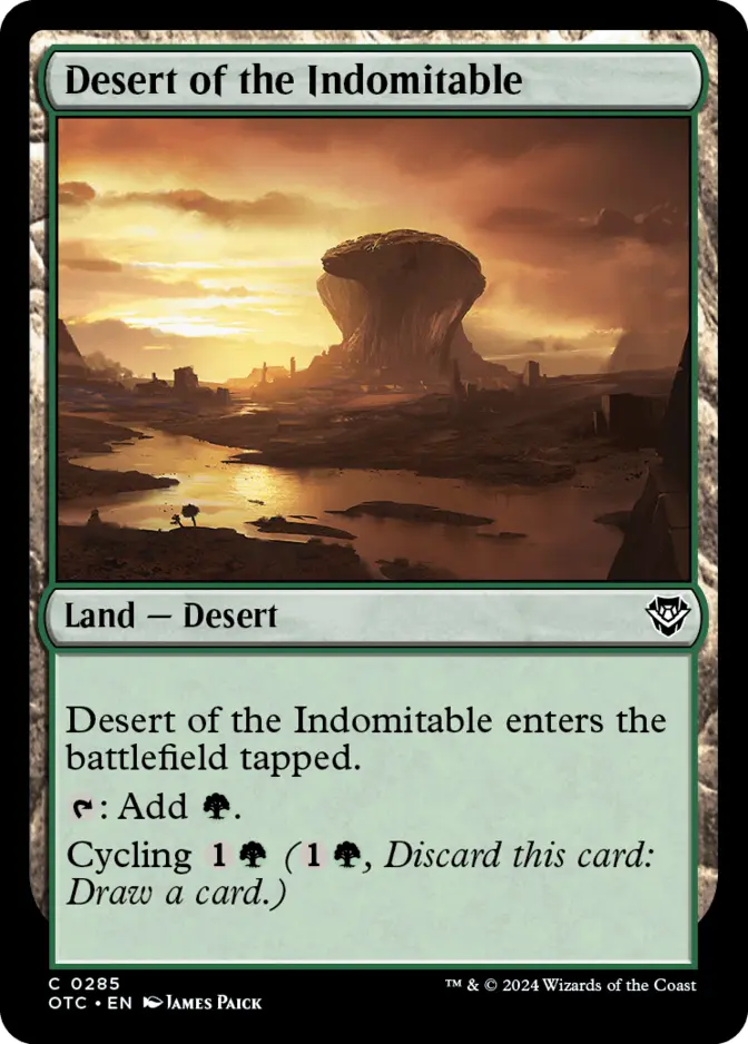 Desert of the Indomitable [OTC]