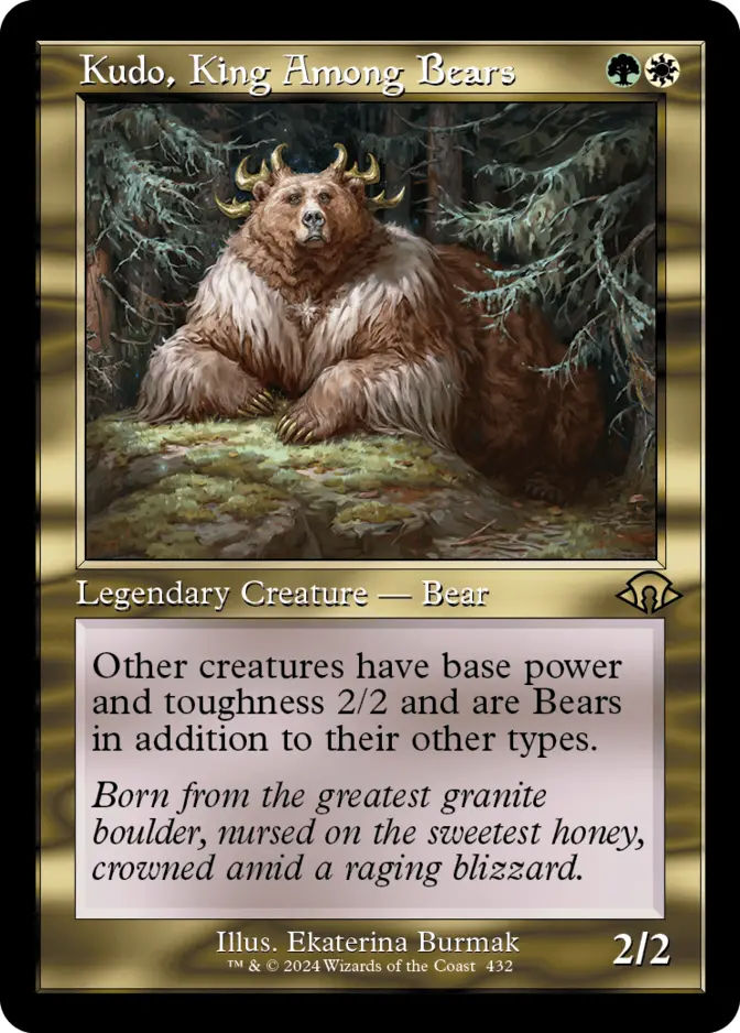 Kudo, King Among Bears <retro> [MH3]