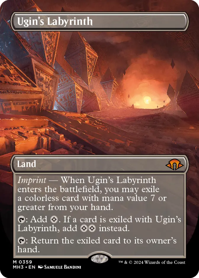 Ugin's Labyrinth <borderless> [MH3]