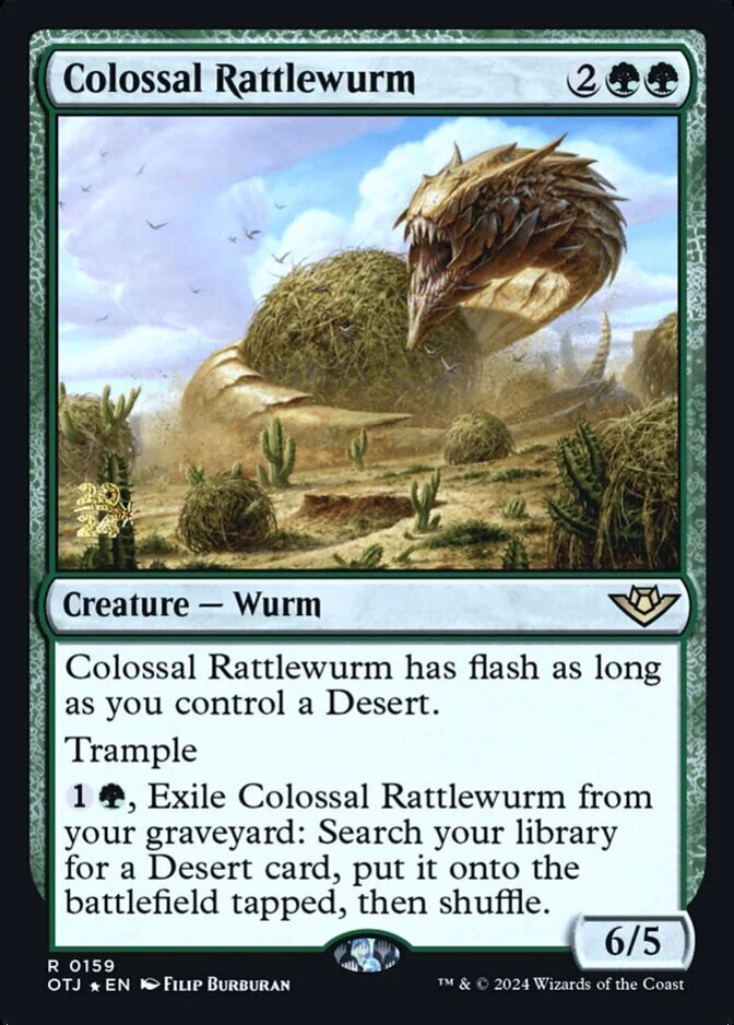 Colossal Rattlewurm <prerelease> [OTJ] (F)