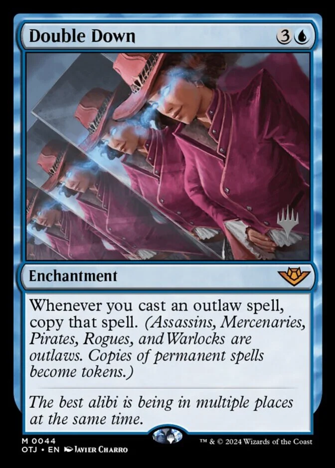 Double Down <planeswalker stamp> [OTJ] (F)