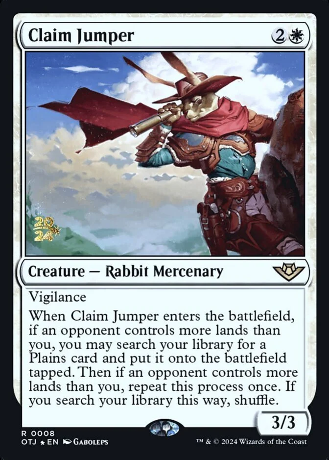Claim Jumper <prerelease> [OTJ] (F)