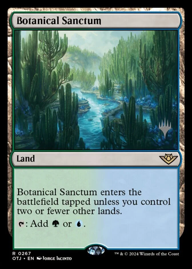 Botanical Sanctum <planeswalker stamp> [OTJ]