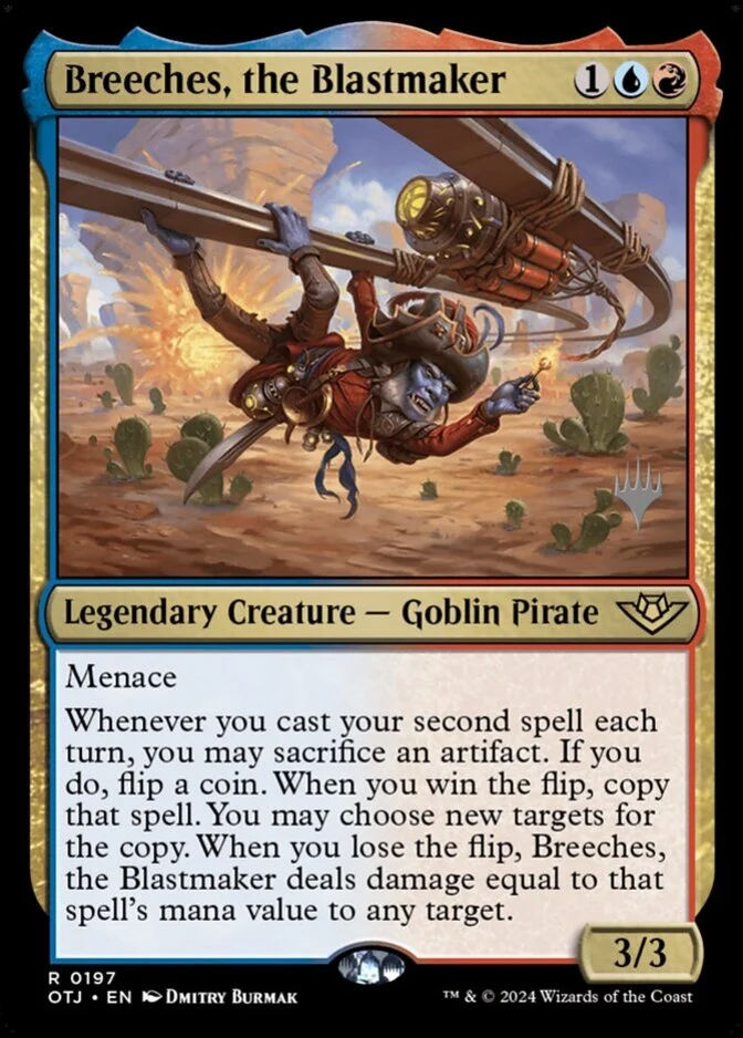 Breeches, the Blastmaker <planeswalker stamp> [OTJ]