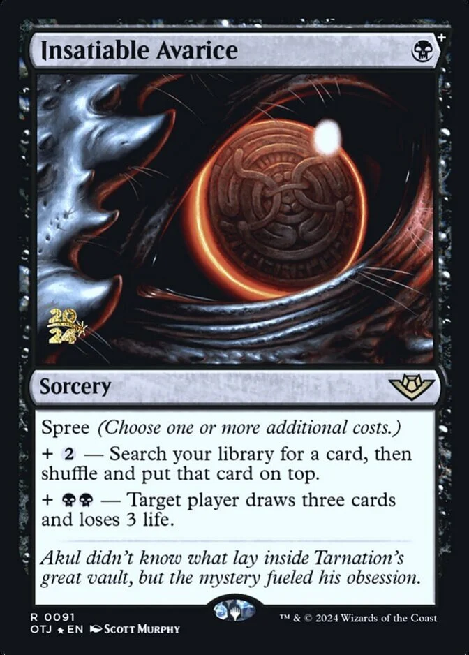 Insatiable Avarice <prerelease> [OTJ] (F)