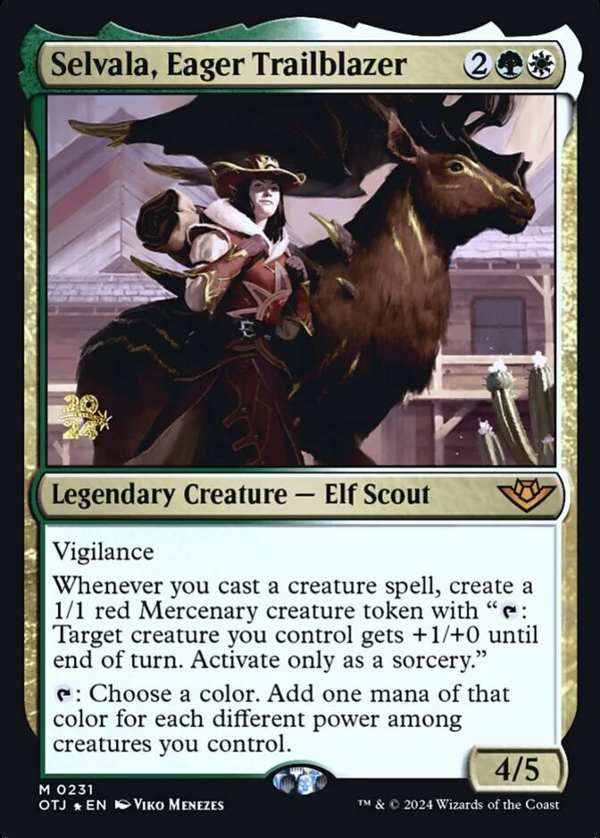Selvala, Eager Trailblazer <prerelease> [OTJ] (F)