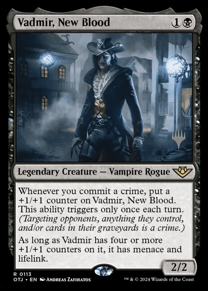 Vadmir, New Blood <planeswalker stamp> [OTJ] (F)