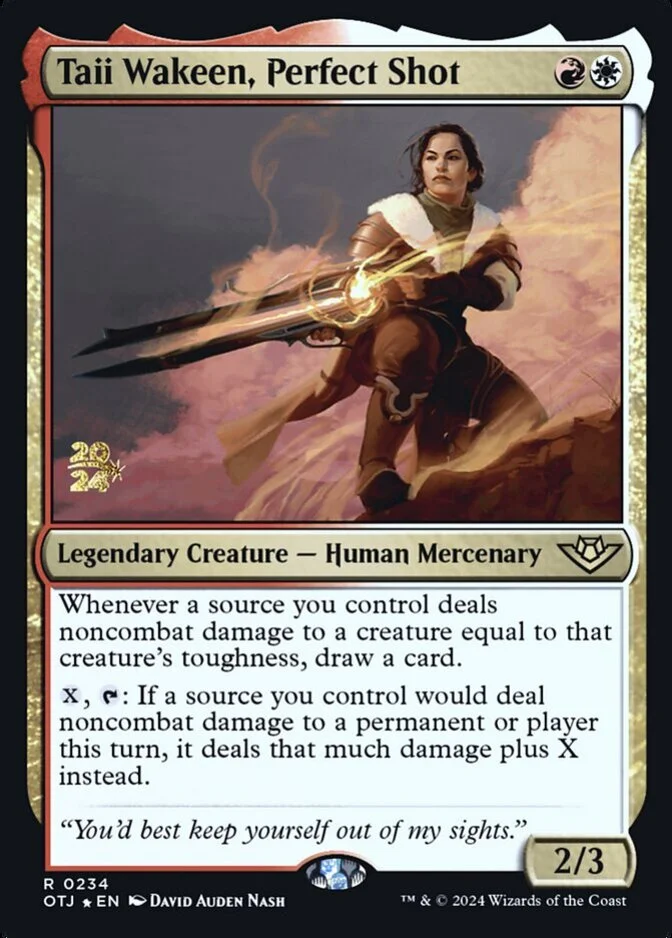 Taii Wakeen, Perfect Shot <prerelease> [OTJ] (F)