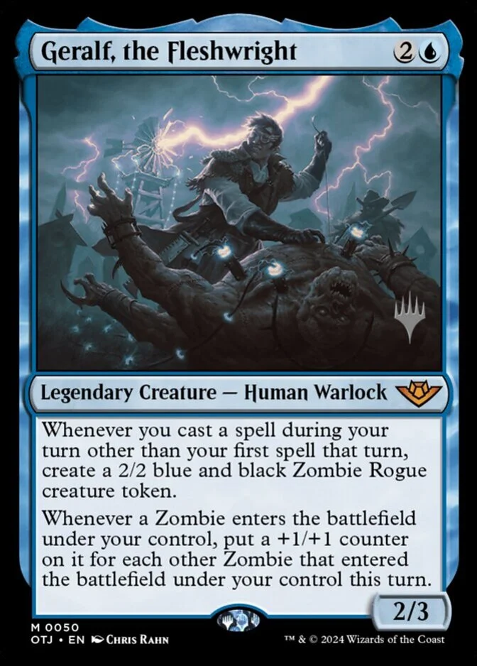 Geralf, the Fleshwright <planeswalker stamp> [OTJ]