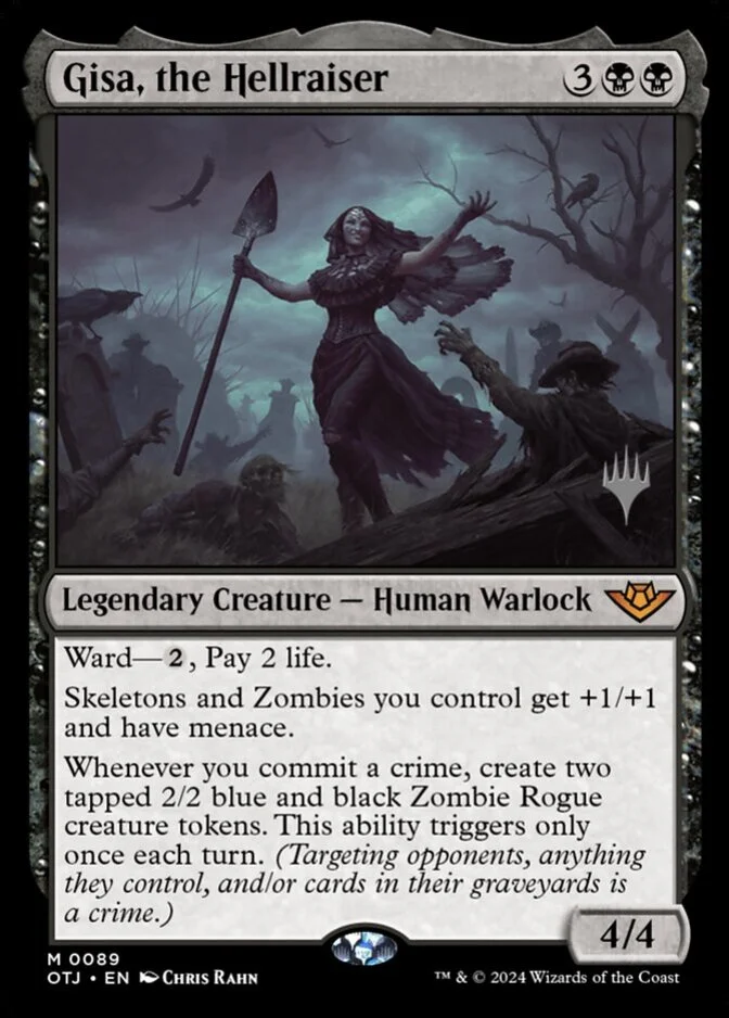 Gisa, the Hellraiser <planeswalker stamp> [OTJ] (F)