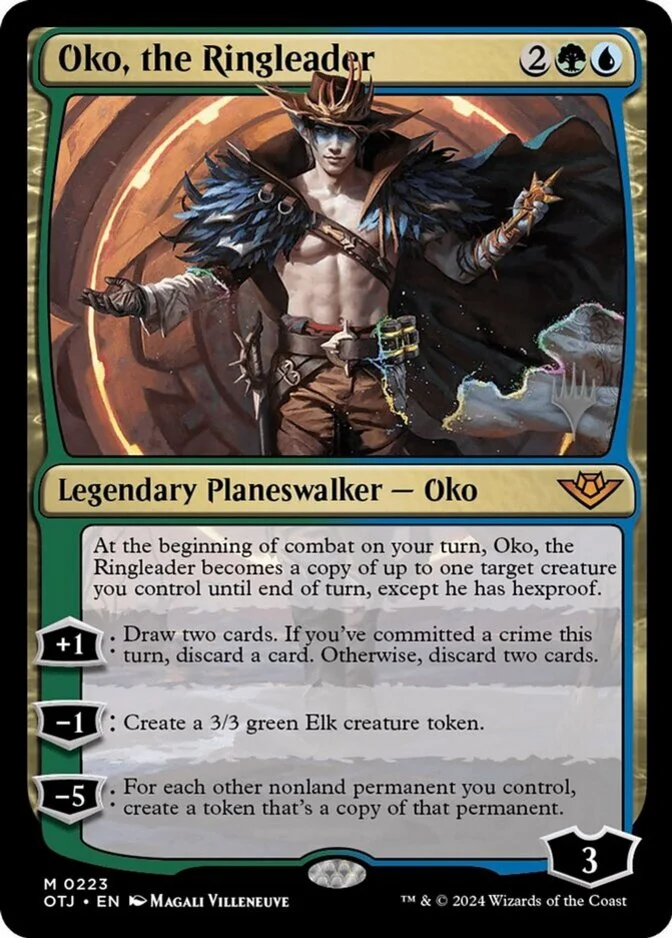 Oko, the Ringleader <planeswalker stamp> [OTJ]