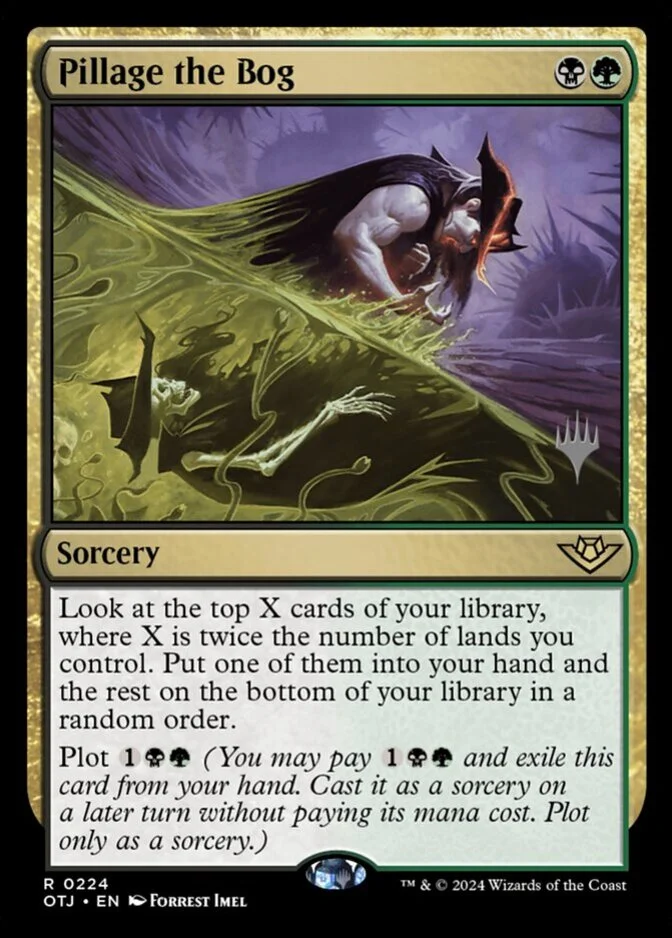 Pillage the Bog <planeswalker stamp> [OTJ]