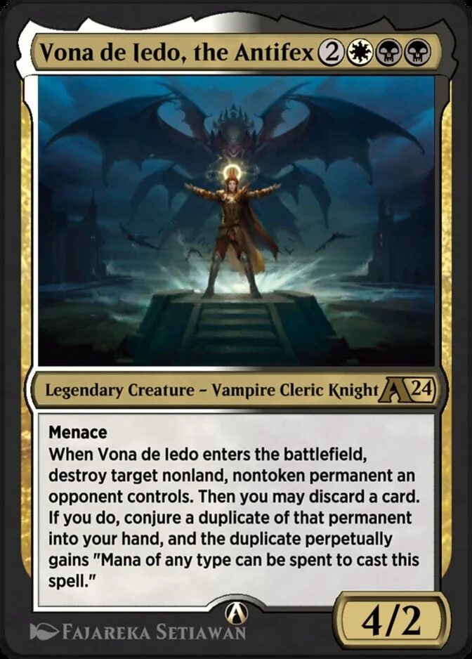 Vona de Iedo, the Antifex [Y24]