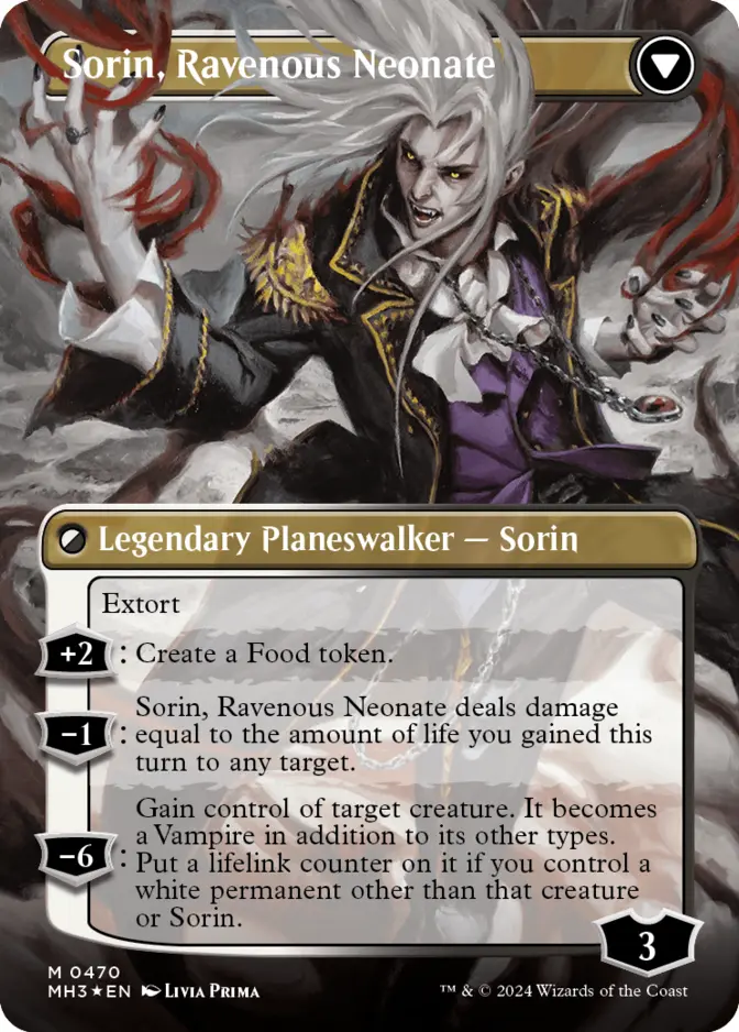 Sorin, Ravenous Neonate <borderless - textured foil> [MH3] (F)