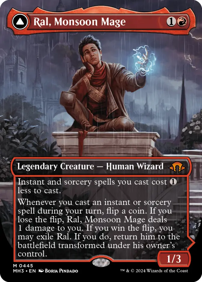 Ral, Monsoon Mage <borderless> [MH3]