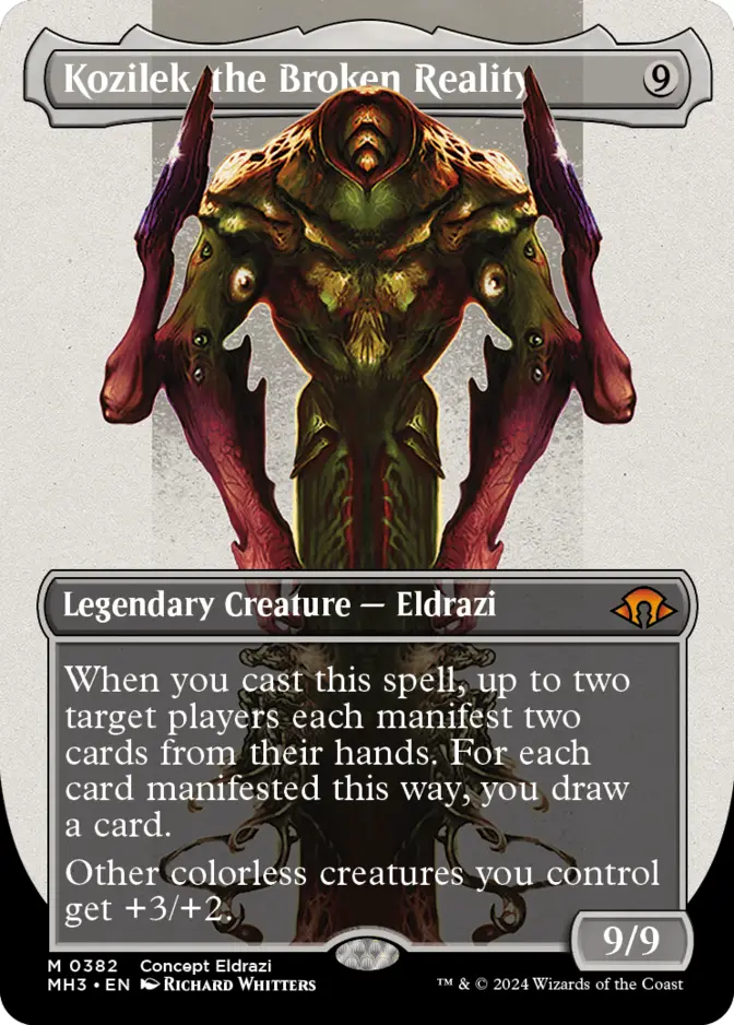 Kozilek, the Broken Reality <borderless> [MH3]
