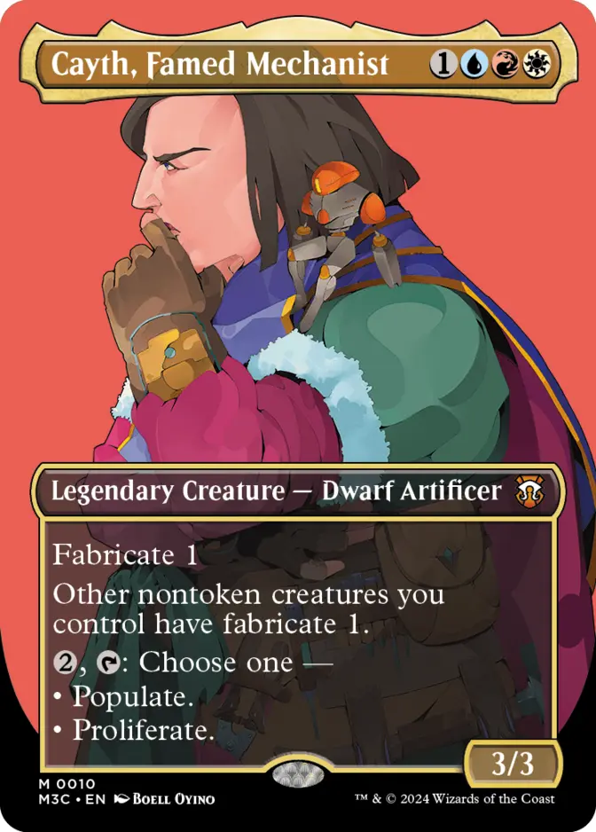 Cayth, Famed Mechanist <borderless> [M3C] (F)
